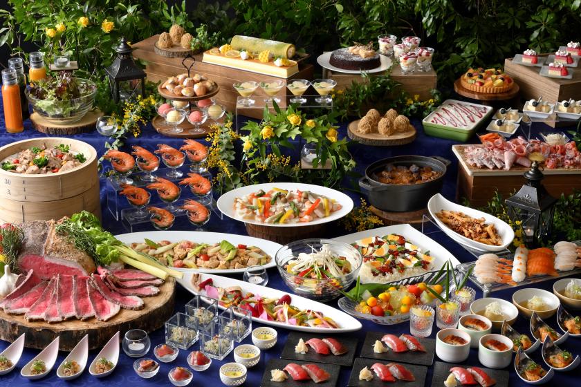 ≪夕・朝食付き≫「ほたるの夕べ ディナービュッフェ」ステイ