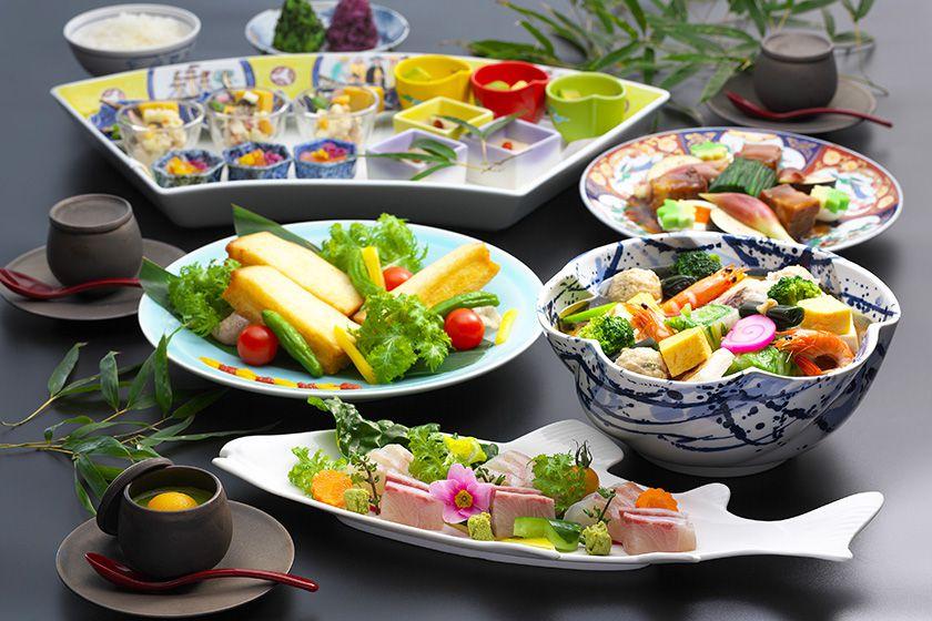 【卓袱スタンダード】海鮮卓袱プラン　長崎雑煮風大鉢蒸し　名物豚の角煮≪6～8月≫