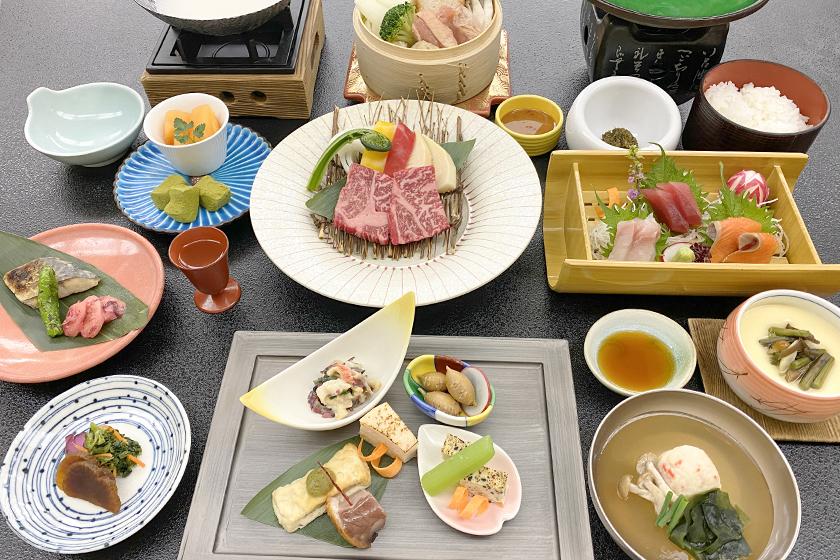 旬の恵みを愉しむ季節の味覚ディナー　スタンダード≪花の里膳≫（4月～9月）