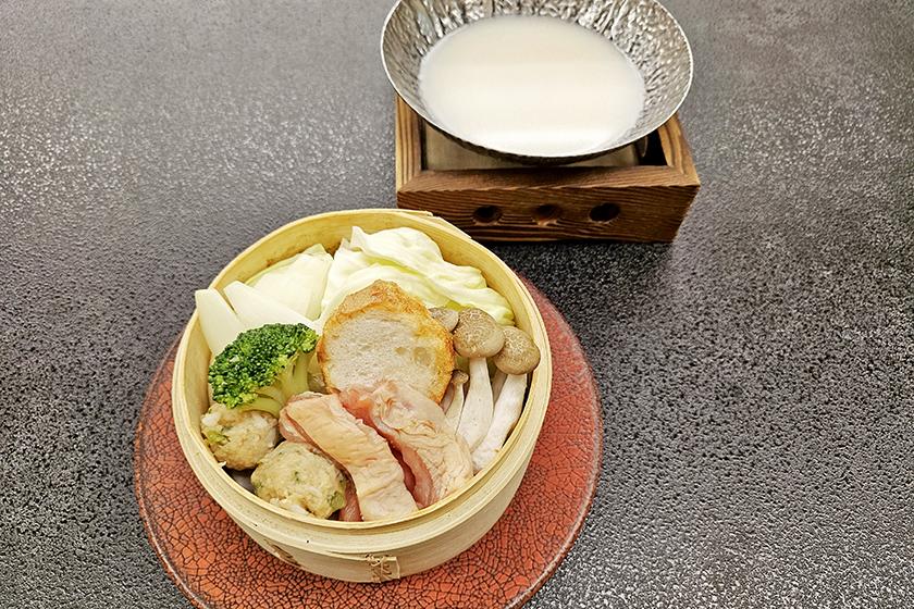 純米吟醸・古酒・濁り酒　宮城の地酒三種飲み比べ≪夢の里膳≫（4月～9月）