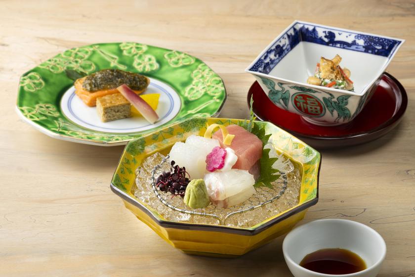 夕朝食付き／日本料理