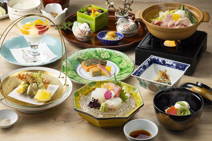 夕朝食付き／日本料理