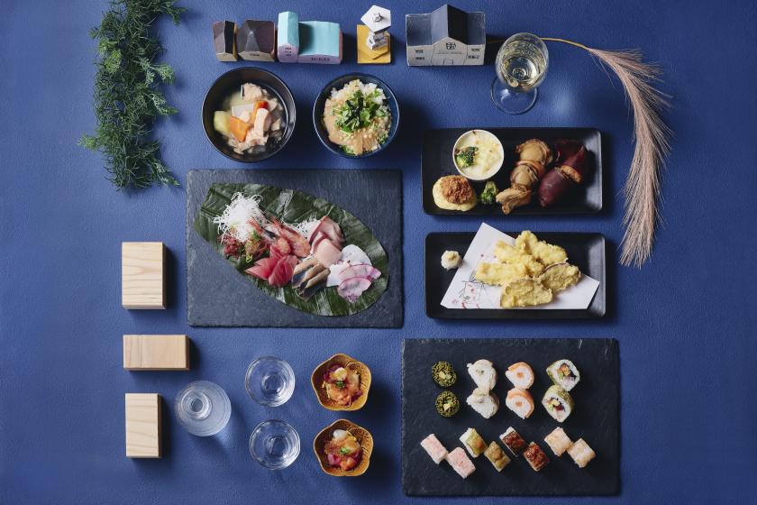 【北海道産・地酒】北海道の味覚ビュッフェ＆3種の地酒飲み比べ付きプラン／夕・朝食付き