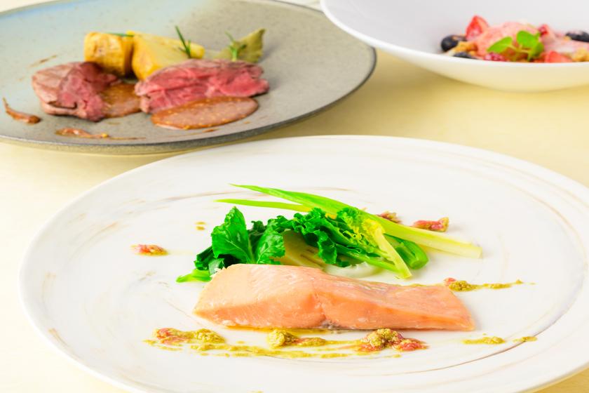 【フレンチディナー】小樽の旅に美食のおもてなし／夕朝食付