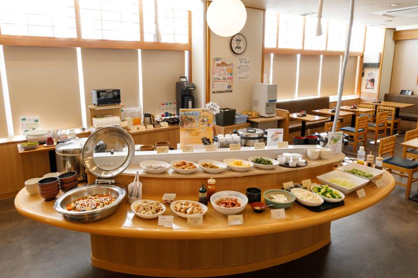 【朝食付き｜シンプルステイ】八戸駅直結の好立地。シンプルながら、充実の朝食と快適なひとときを