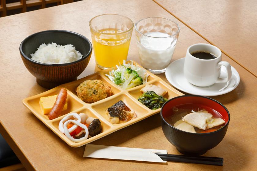 【朝食付き｜シンプルステイ】八戸駅直結の好立地。シンプルながら、充実の朝食と快適なひとときを