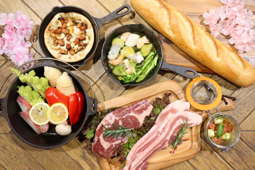 【《30日前のご予約で5％OFF！！》友人や家族とみんなでわいわい！ディナーBBQ&モーニング付プラン】