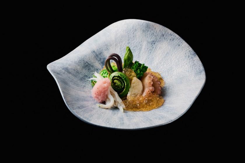【会席コース】季節の素材を愉しむ「HANA」全9品 -夕食・和洋選べるこだわり朝食付き-