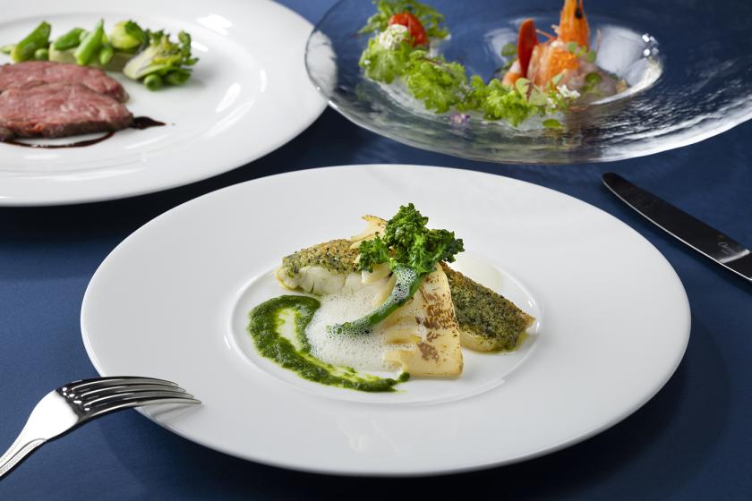 夕朝食付き／フランス料理