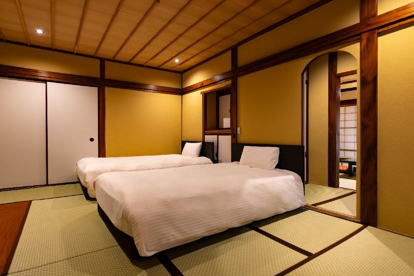 【本館客室限定リニューアルプラン】三河屋ナイトラウンジ付♪重要文化財ステイで愉しむ三河屋鍋＆和牛会席／ユネッサン入り放題