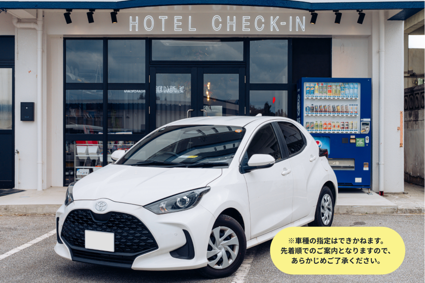 <レンタカー付>スタジオアパートメント（ダブルベッド＋ソファベッド1台／キッチン付／最大3名）
