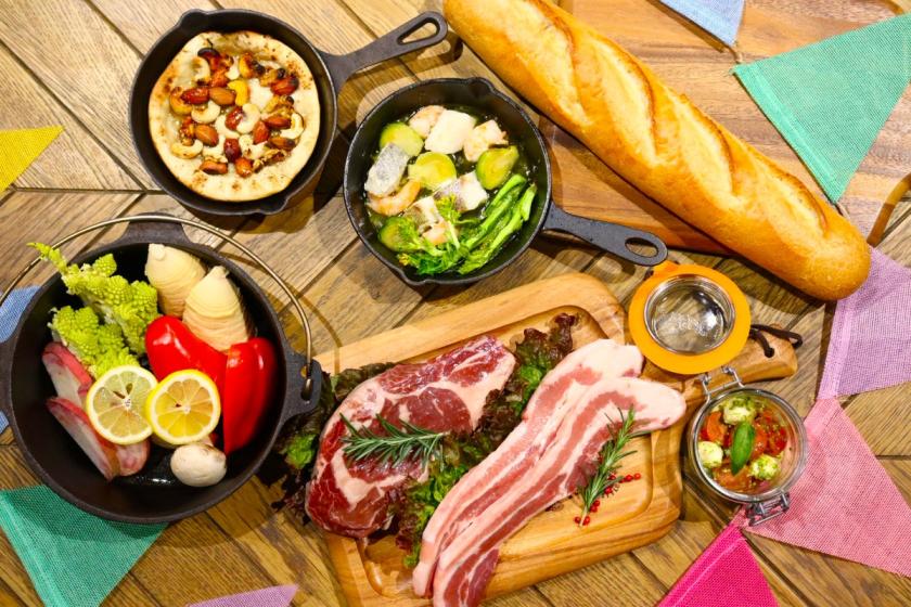 【思い出を持ち帰ろう！SNAPDRINK付プラン　ディナーBBQ&モーニング付】