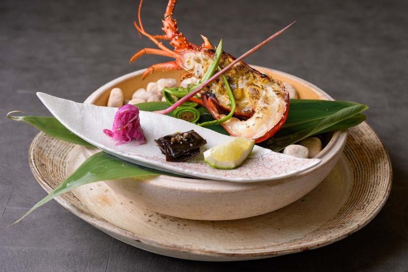 【早割60】60日前迄の予約で10％OFF！伊勢海老付　基本料理プラン（夕朝食付）
