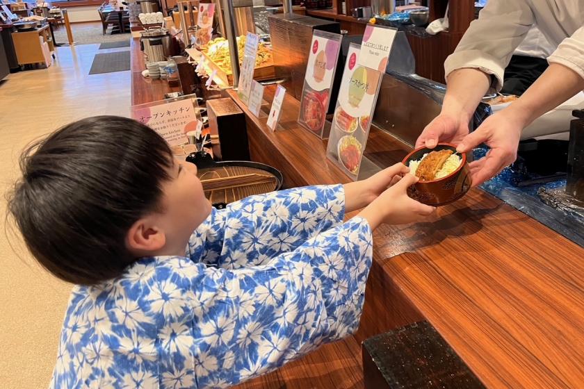 こども温泉めぐりのたび～＜旅館コレクション3 館合同企画＞共通クーポン付1泊2 食ビュッフェプラン