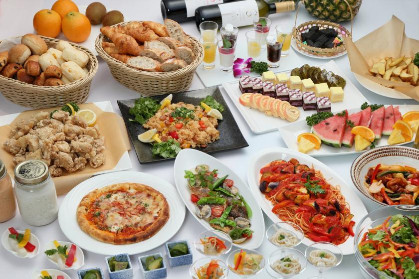 【サマーバイキング＆フリードリンク＆スナック付き】館山でたゆたう一泊二食付きプラン