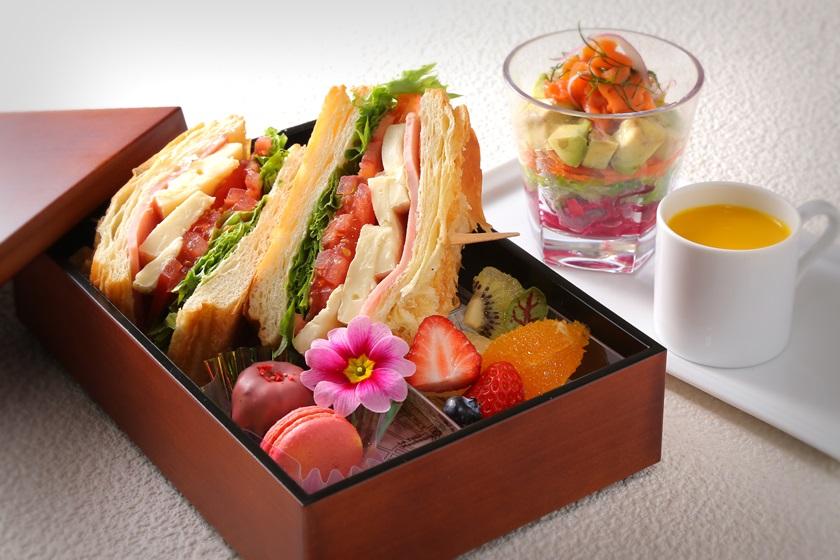 【洋食ルームサービスでゆったり満喫】～1泊2食付・ご夕食にデニッシュサンドイッチセットをお部屋へお届け～