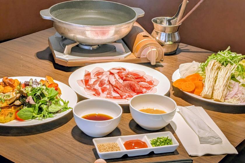 【夏限定】かみふらのポークと彩り野菜の贅沢ディナー♪セミビュッフェプラン