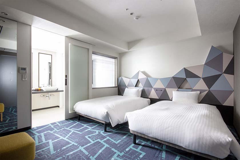 禁煙 スーペリアツイン(バス・トイレ別)1名利用/Universal Design