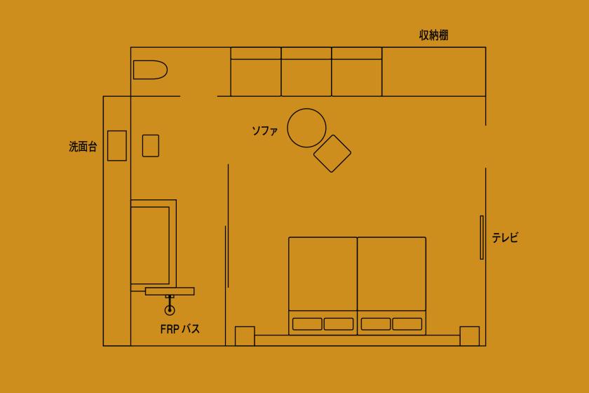 3F　デラックスツイン（港側）