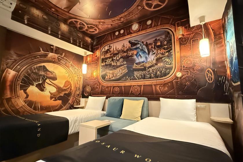 [Limited to 2 rooms per day] Mysterious, otherworldly "Dinosaur Wonderland Room" plan <Breakfast included>