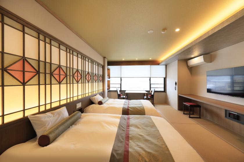Junior Suite＜曙～AKEBONO～＞洋室　温泉露天風呂＋FranceBed電動ベッド