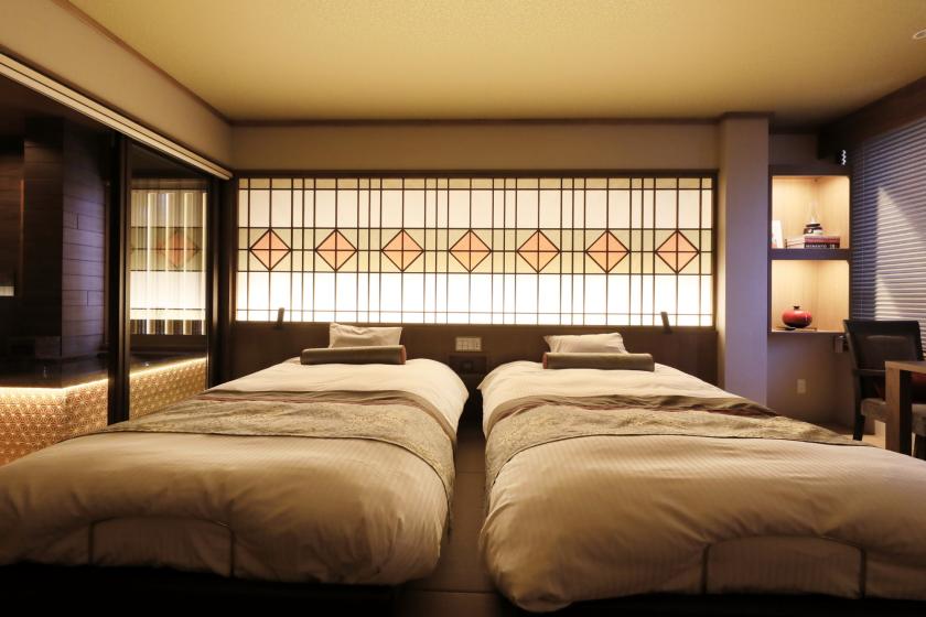 Junior Suite＜曙～AKEBONO～＞洋室　温泉露天風呂＋FranceBed電動ベッド
