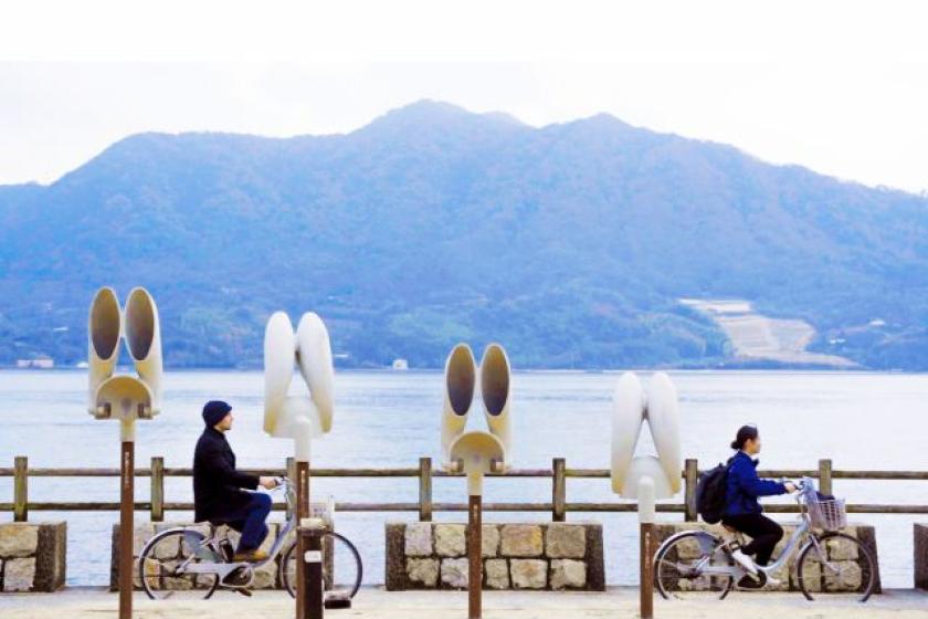 "うさぎ島"に眠る歴史を訪ねて。遊んで、学ぶサイクリングガイドツアーリクエストプラン(2食付き)