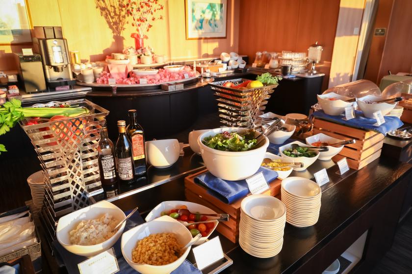 【2連泊◇朝食付き】アクティブな一日は充実した朝食から！和洋バイキングで活力チャージ♪