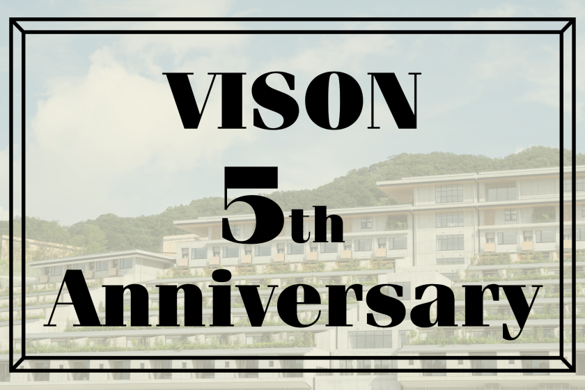 [VISION 5th Anniversary] (AX5) Plan includes a special dinner and a limited-edition cake, plus 5 other luxurious benefits.