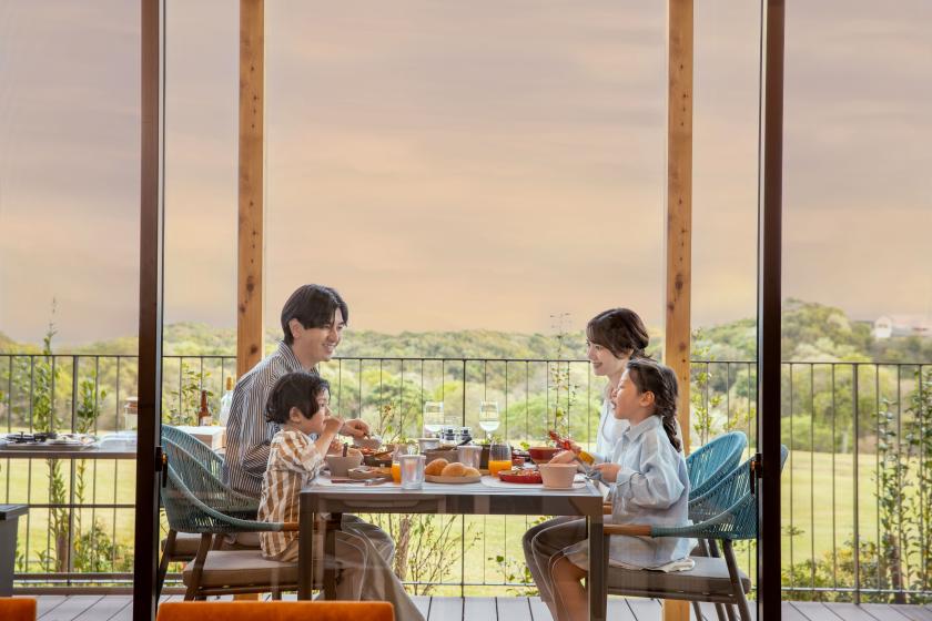 【丘・森の中のプライベート空間】『ヴィラ』に宿泊！ご夕食はお部屋のテラスでBBQを堪能！バーベキューディナー付プラン（夕朝食付）