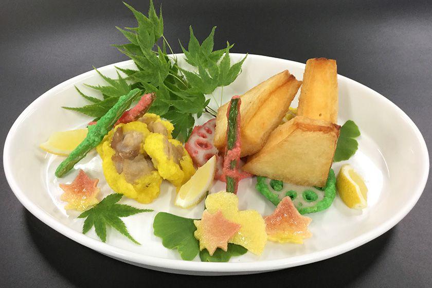 【卓袱スタンダード】海鮮卓袱プラン　鮮魚薄造り、豚角煮、海老ハトシ≪9～11月≫