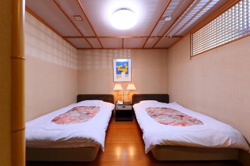 306 本館スタンダード（和室+洋室・ツインベッド）　51.38㎡