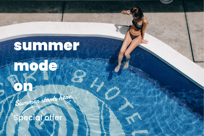 【summer mode on】夏、はじめよう。最大50％OFF〜7月31日まで【エコ清掃】