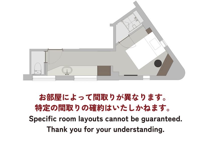 モデレートセミダブル【禁煙】