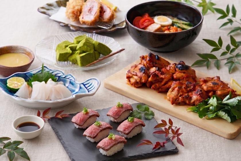 【期間限定】スペアリブやローストビーフ寿司を堪能！夏のファミリービュッフェ第2弾＜夕朝食付＞