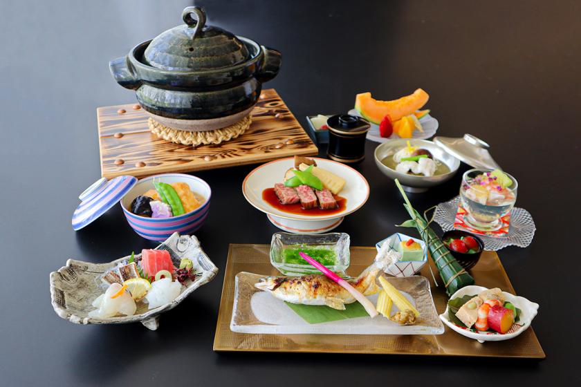 ◆2食付き◆ 日本料理「毬」での夕食［紀州会席］付きプラン