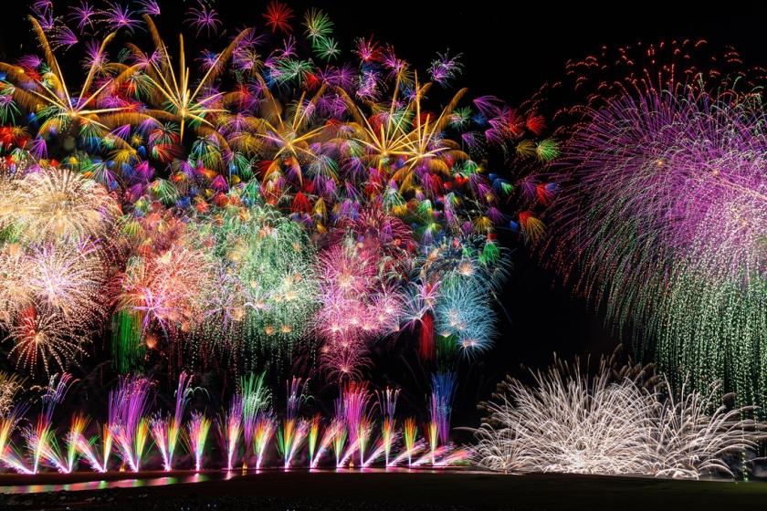 【柏崎花火】ぎおん柏崎祭り海の大花火大会を見に行こう！到着が遅くなっても大丈夫♪素泊りプラン