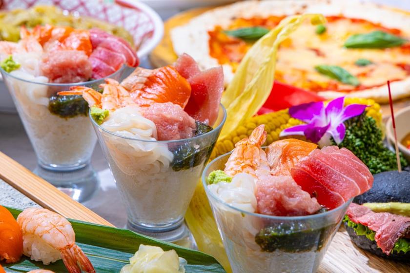 【箱根ホテル小涌園 フォンテンブロー】　日帰りランチビュッフェ＆プライベートプール＆温泉入浴プラン