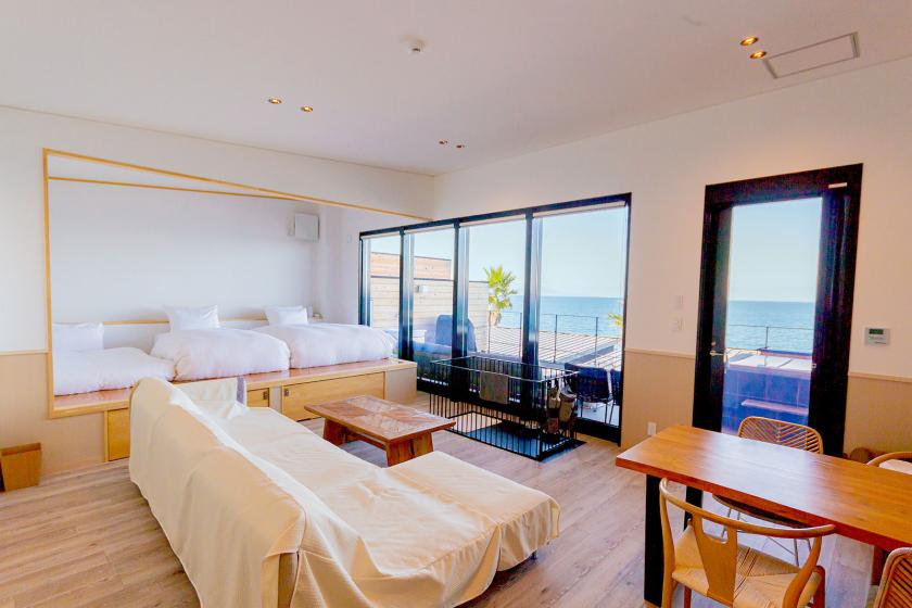 ドッグデラックス1ベッドルームヴィラ　露天風呂付　愛犬同泊可