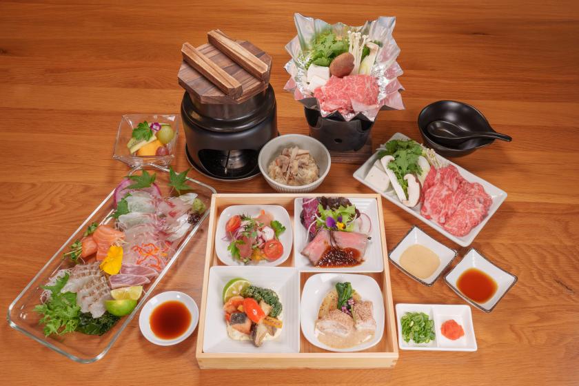 夕朝食付き（淡路御膳）