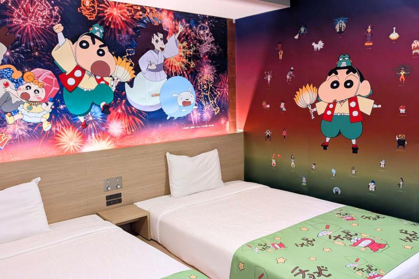 Collaboration with the movie "Crayon Shin-chan: Strange and Mysterious! My Yokai Vacation"! Includes original limited edition merchandise! Breakfast included.