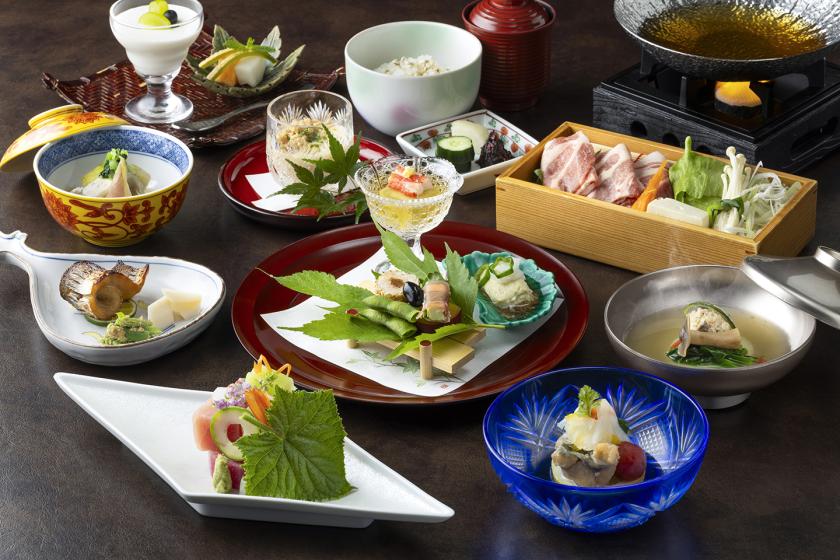 夕朝食付き／日本料理