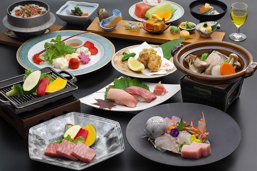 ◇【会席グレードアップ】四季の味覚を厳選！美食会席プラン