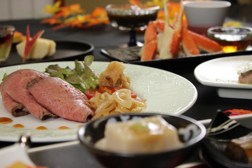 【贅沢三昧！】のどぐろ×ズワイガニ×黒毛和牛 秋の味覚饗宴