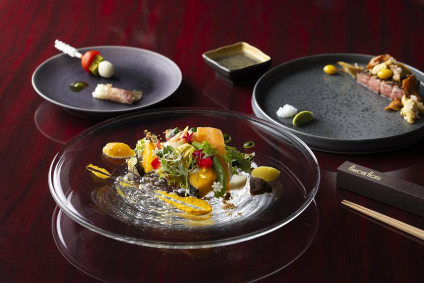 Specialité ~Next 100~French cuisine dinner eaten with chopsticks/Dinner and breakfast included