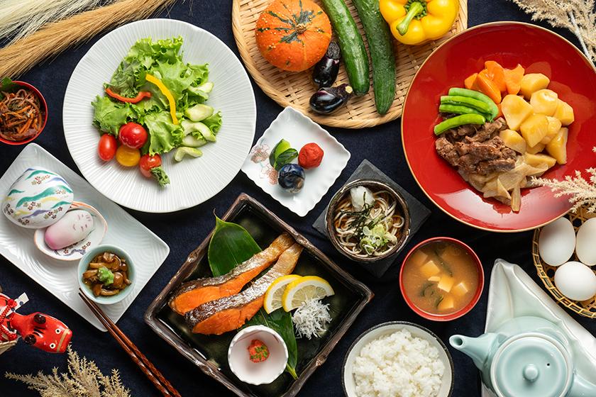【2食付コース｜会津美食サーロイン】霜降り会津牛と郷土料理を味わう、美食のひととき