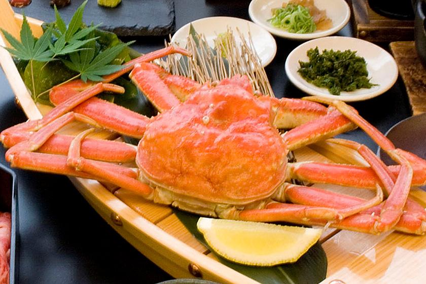 美食プレートとしまね和牛しゃぶしゃぶ＋姿蟹会席　＜11月～3月＞