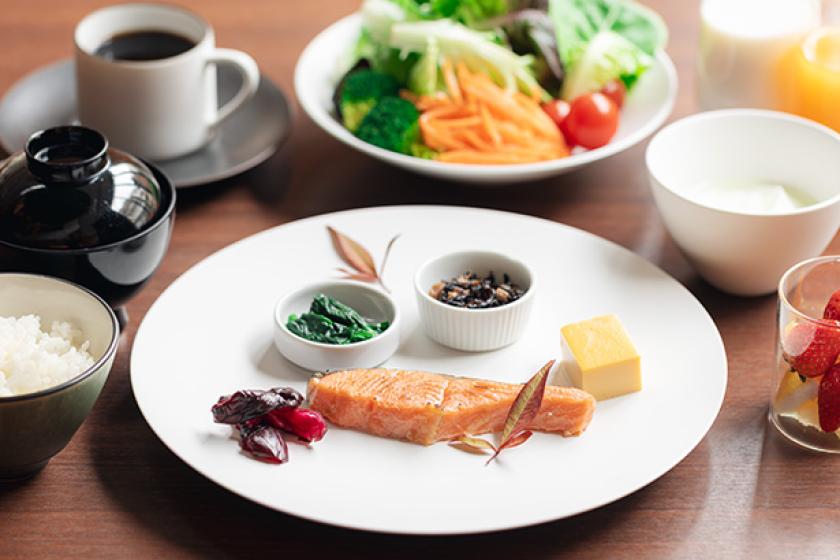 【返金不可】シンプルノーガステイ／選べるメイン＋セミビュッフェ朝食付