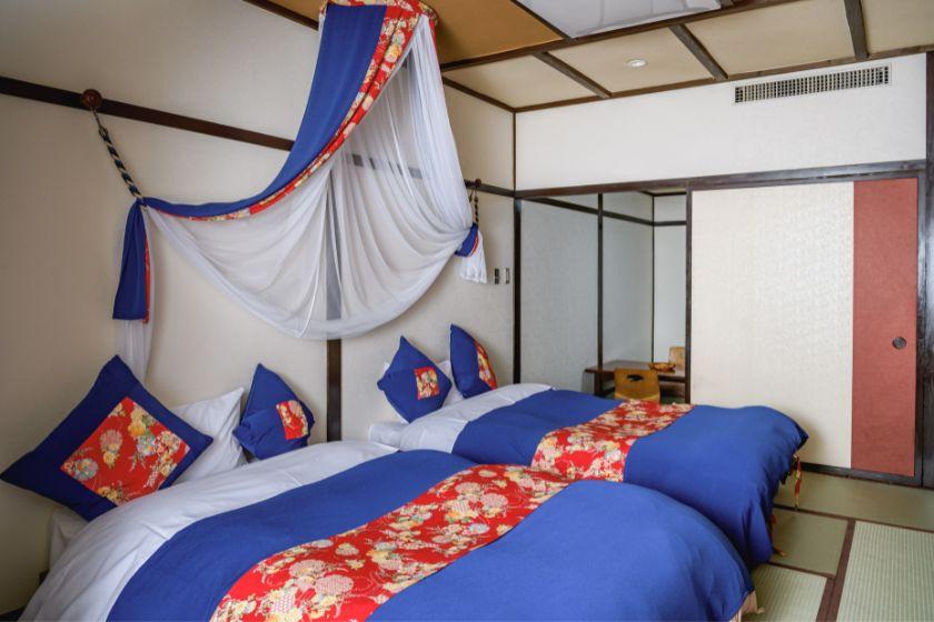 [Non-Smoking] Japanese Modern Room (Two semi-double beds in a Japanese-style room) with Wi-Fi