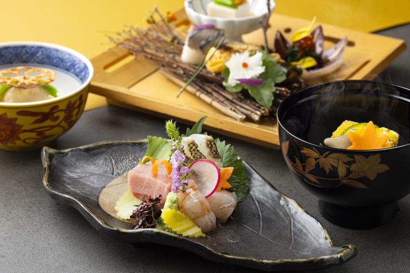 夕朝食付き／日本料理